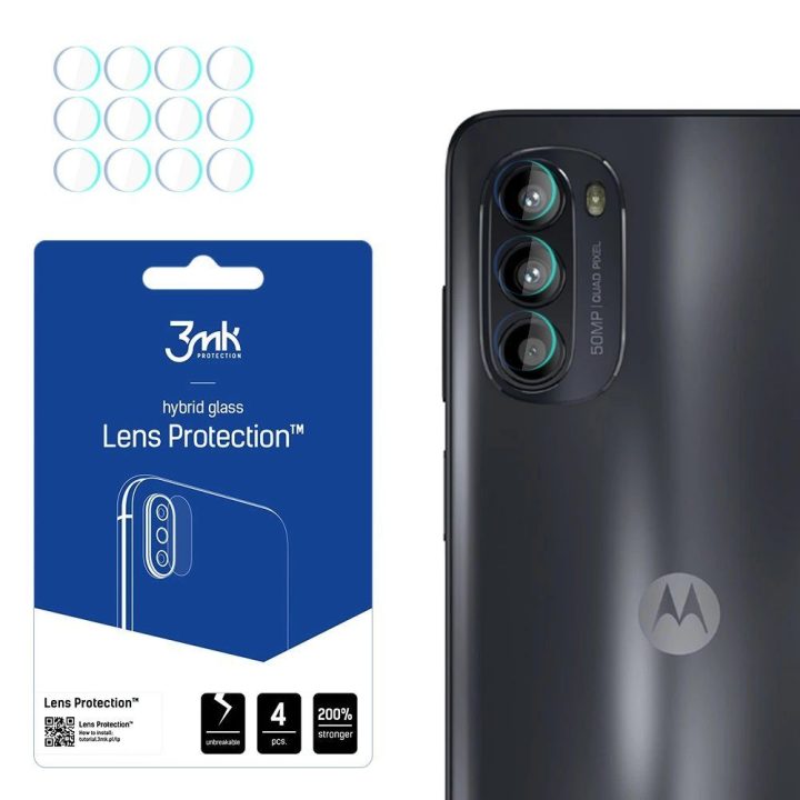 hibridinis kameros stiklas skirtas Motorola Moto G52