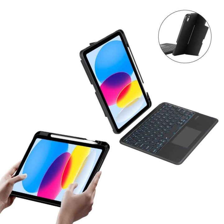 klaviatūros dėklas iPad“ 10,9 col., 10-osios kartos (2022 m.), juodas