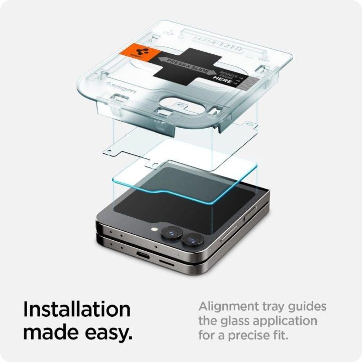 grūdintas stiklas Samsung Galaxy Z Flip 6 - 2 vnt.