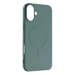 silikono dėklas iPhone 16“ – tamsiai žalias