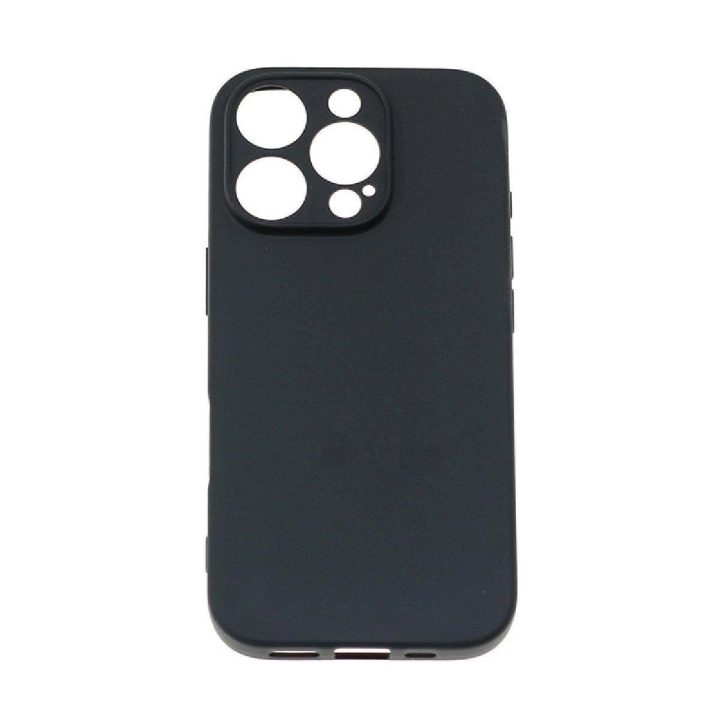 Minkštas dėklas iPhone 16 Pro Max - juodas
