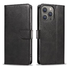 Odinis dėklas knyga iPhone 16 - juodas