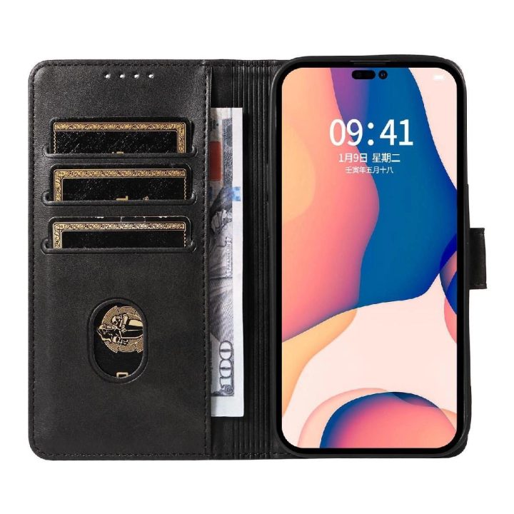 Odinis dėklas iPhone 16 Pro - juodos spalvos