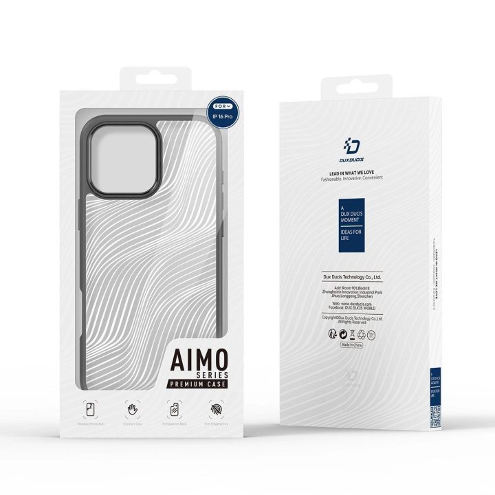 dėklas iPhone 16 Pro Max“ – juodos spalvos