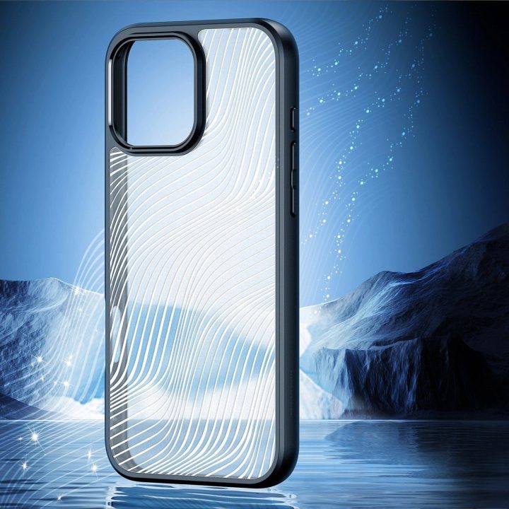 dėklas iPhone 16 Pro Max“ – juodos spalvos