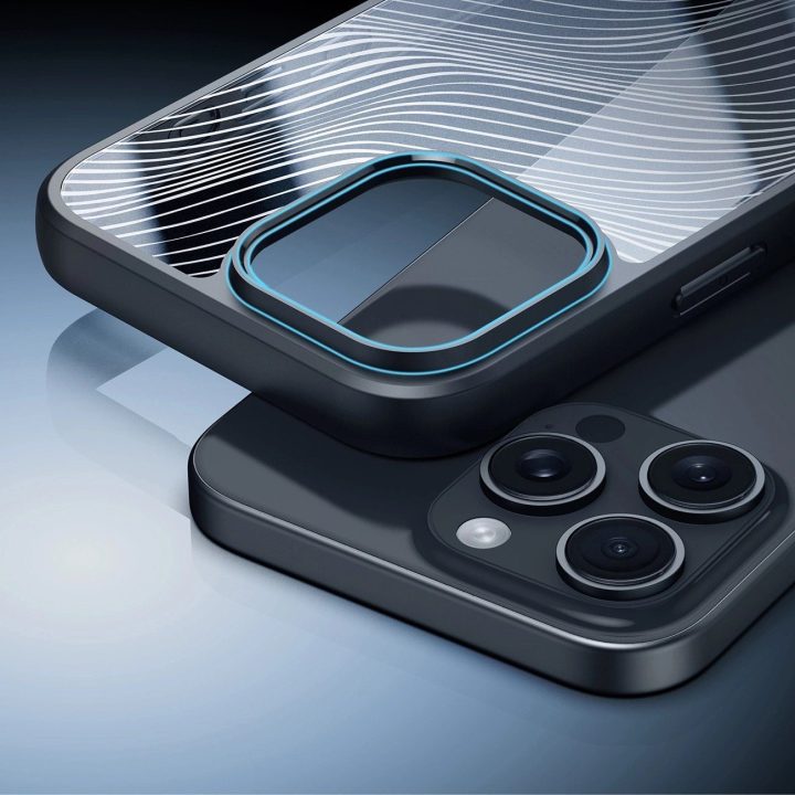 dėklas iPhone 16 Pro Max“ – juodos spalvos