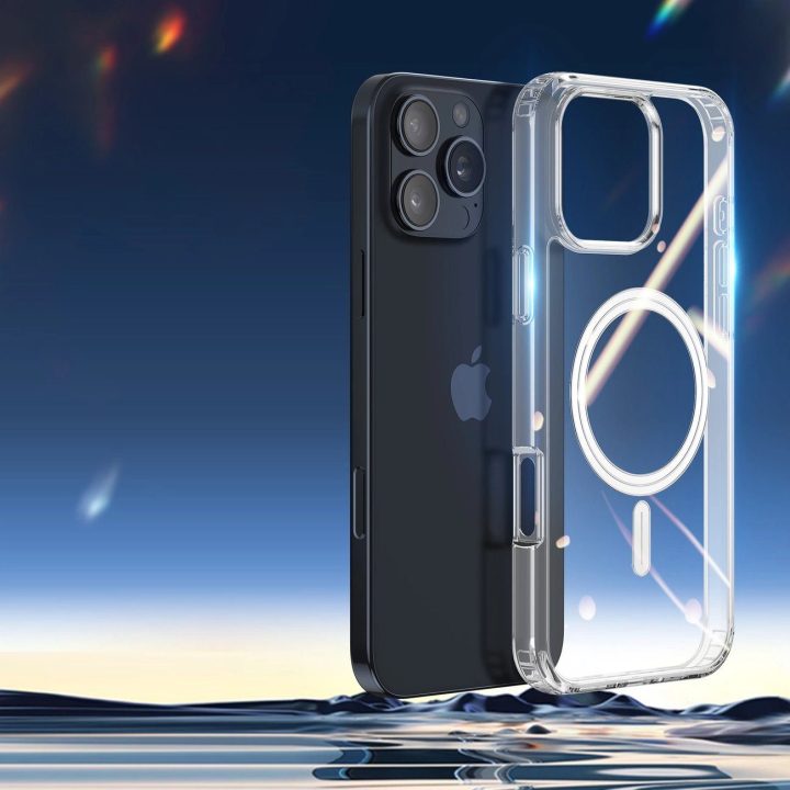 dėklas su MagSafe iPhone 16 Pro Max – permatomas