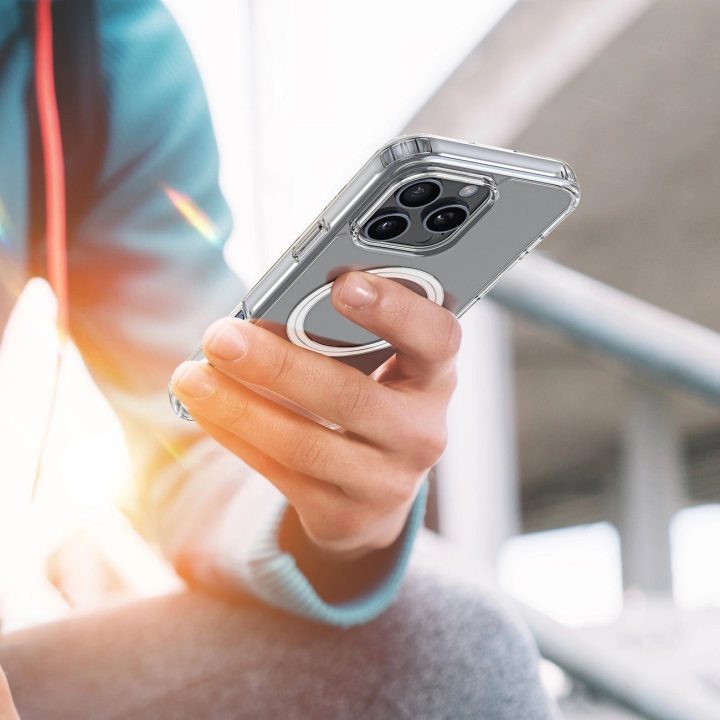 dėklas su MagSafe iPhone 16 Pro Max – permatomas