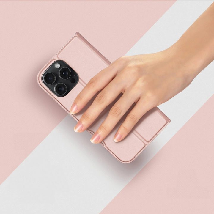 dėklas iPhone 16 Pro Max“ su kortelių lizdu – rožinis