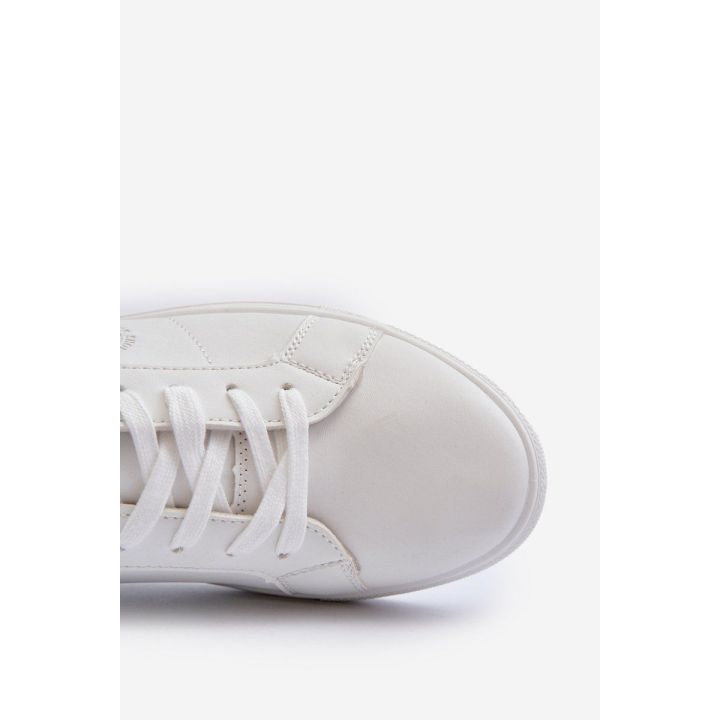 Žemi vyriški sportbačiai Eco Leather Big Star NN174282 White