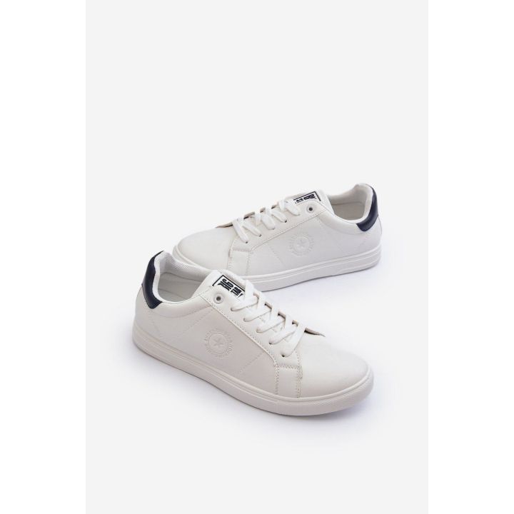 Žemi vyriški sportbačiai Eco Leather Big Star NN174282 White