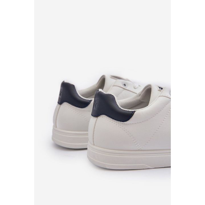 Žemi vyriški sportbačiai Eco Leather Big Star NN174282 White