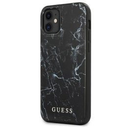 iPhone 12 mini 5,4 dėklas juodas Marble