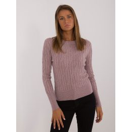 Melsvai violetinis megztinis