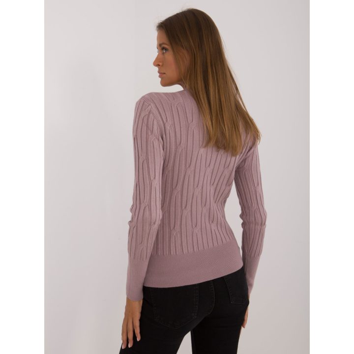 Melsvai violetinis megztinis