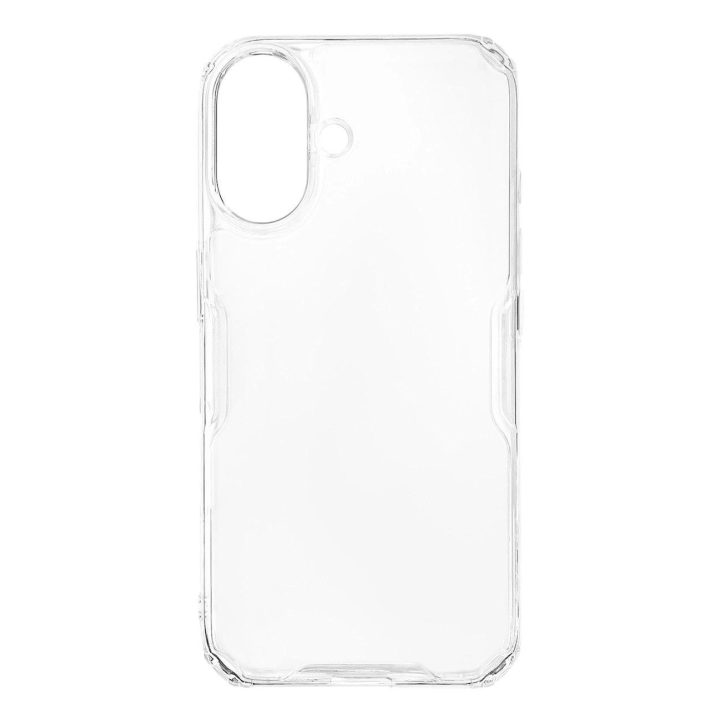 dėklas iPhone 16 - skaidrus ir baltas