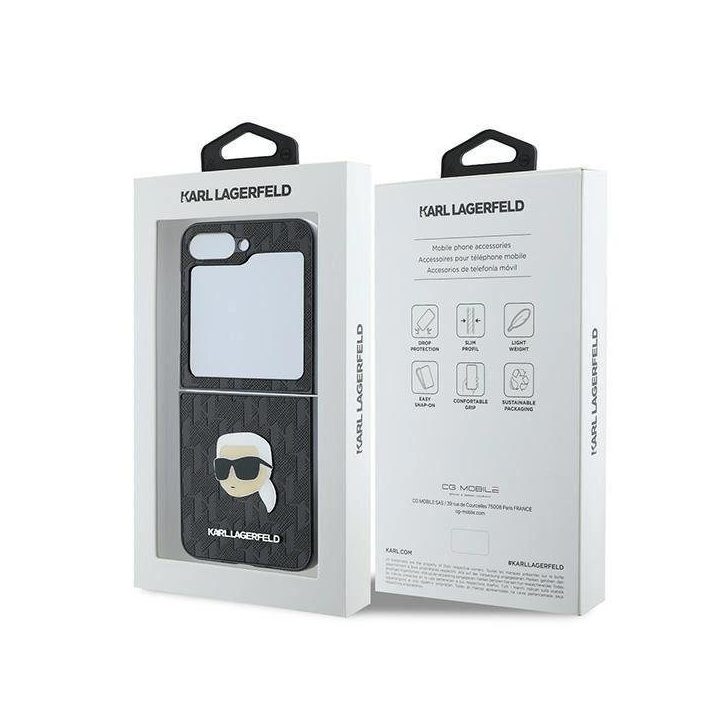 dėklas Samsung Galaxy Z Flip 6“ - juodos spalvos