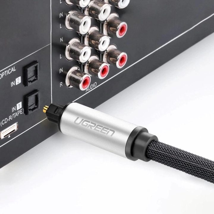 optinis Toslink/SPDIF kabelis 2m - pilkas