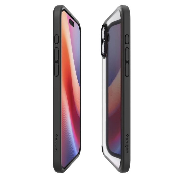 dėklas juodos matinės spalvos iPhone 16“