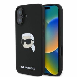 dėklas iPhone 16“ modeliui, juodas