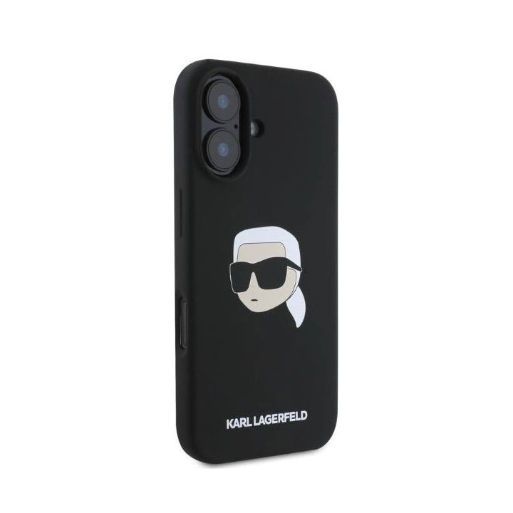 dėklas iPhone 16“ modeliui, juodas