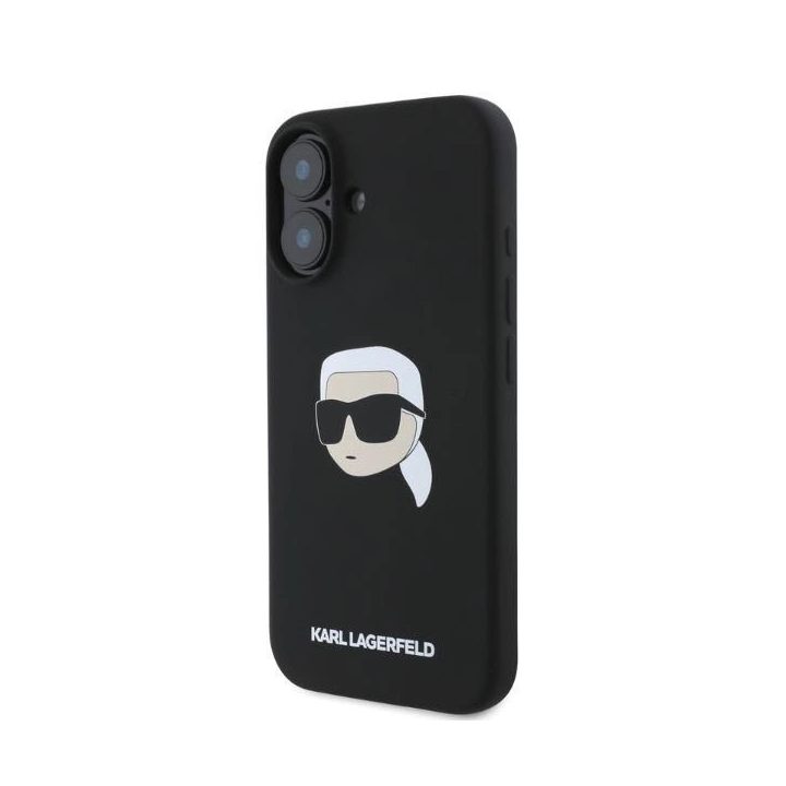 dėklas iPhone 16“ modeliui, juodas