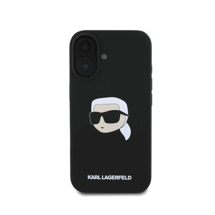 dėklas iPhone 16“ modeliui, juodas