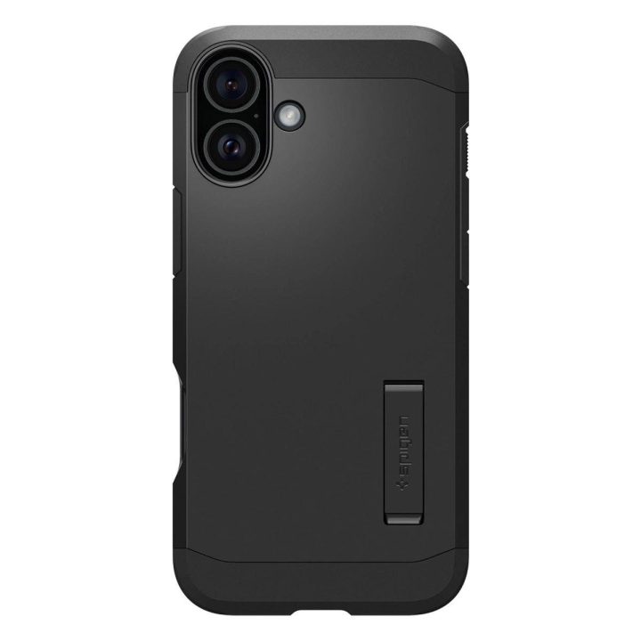 dėklas su stovu iPhone 16“ – juodas