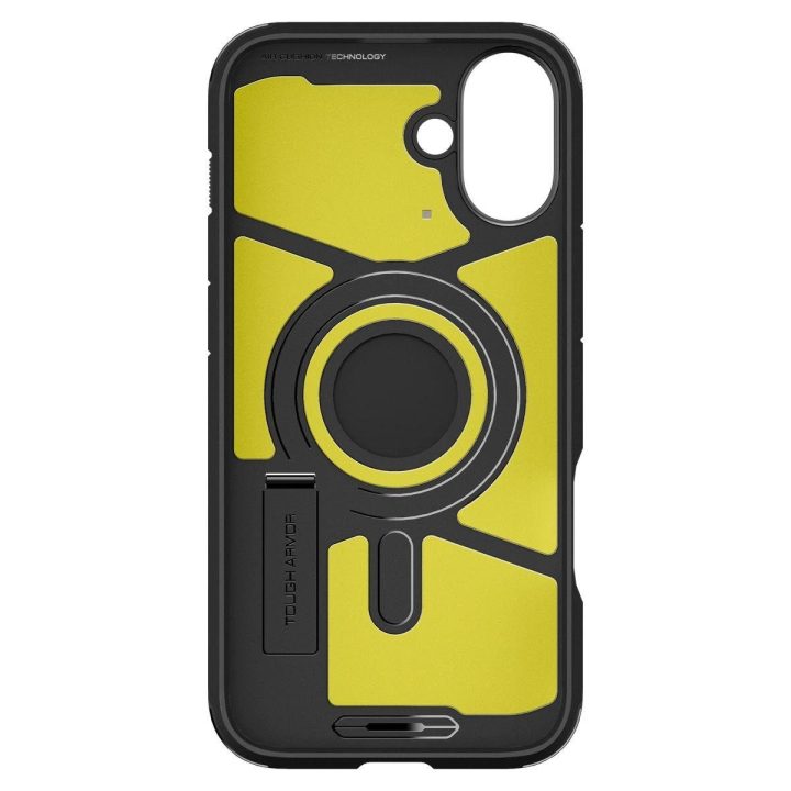 dėklas su stovu iPhone 16“ – juodas