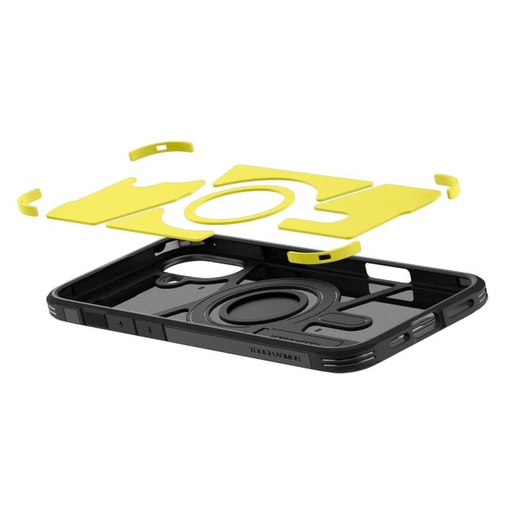 dėklas su stovu iPhone 16“ – juodas