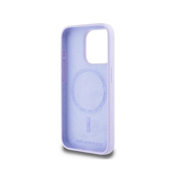 Ksilikoninis dėklas iPhone 15 Pro telefonui – purpurinis