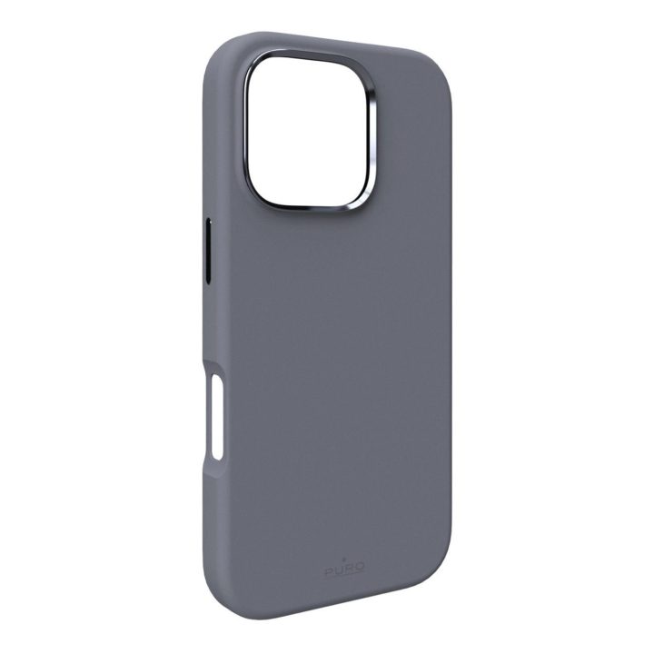 silikono dėklas iPhone 16 Pro Max“ – tamsiai pilkas