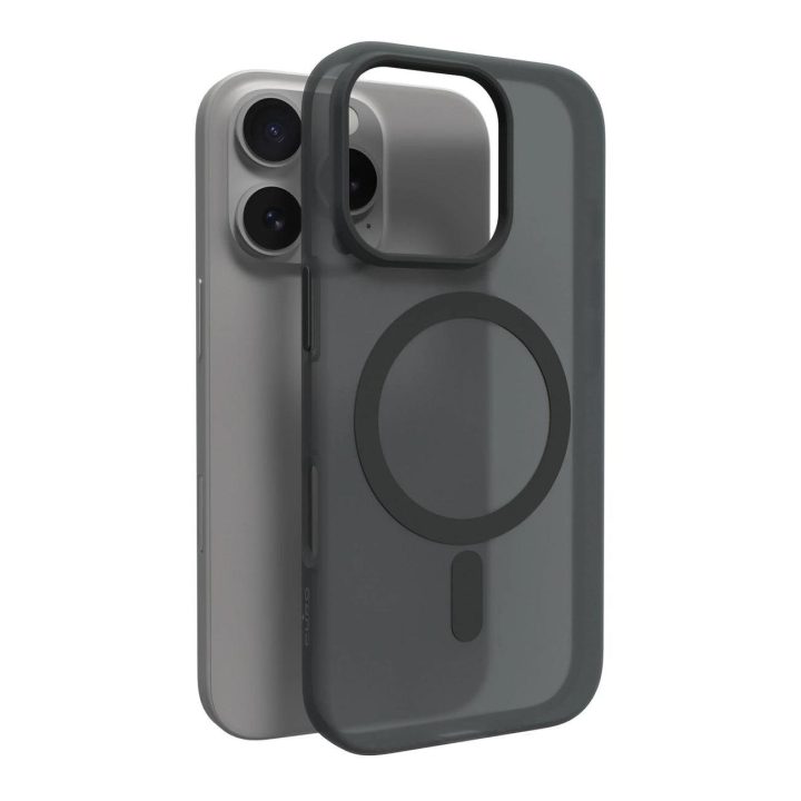 Puro Daylight MagSafe Black Silicone Case for iPhone 16 Pro
