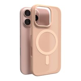 silikoninis dėklas iPhone 16 Pro“ – smėlio spalvos
