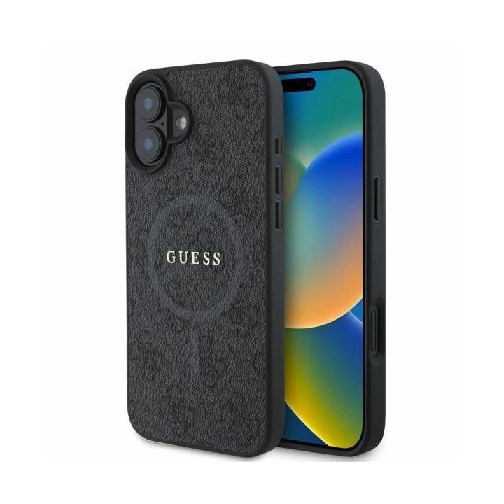 dėklas iPhone 16 telefonui - juodos spalvos