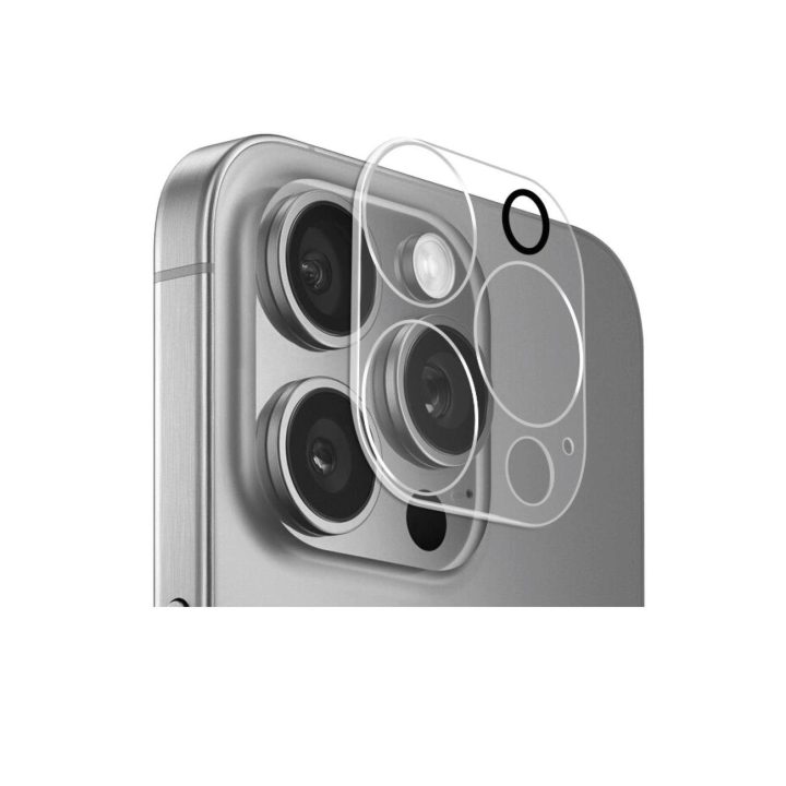 apsauginis grūdintas stiklas iPhone 16 Pro“ / iPhone 16 Pro Max“ kameros objektyvui
