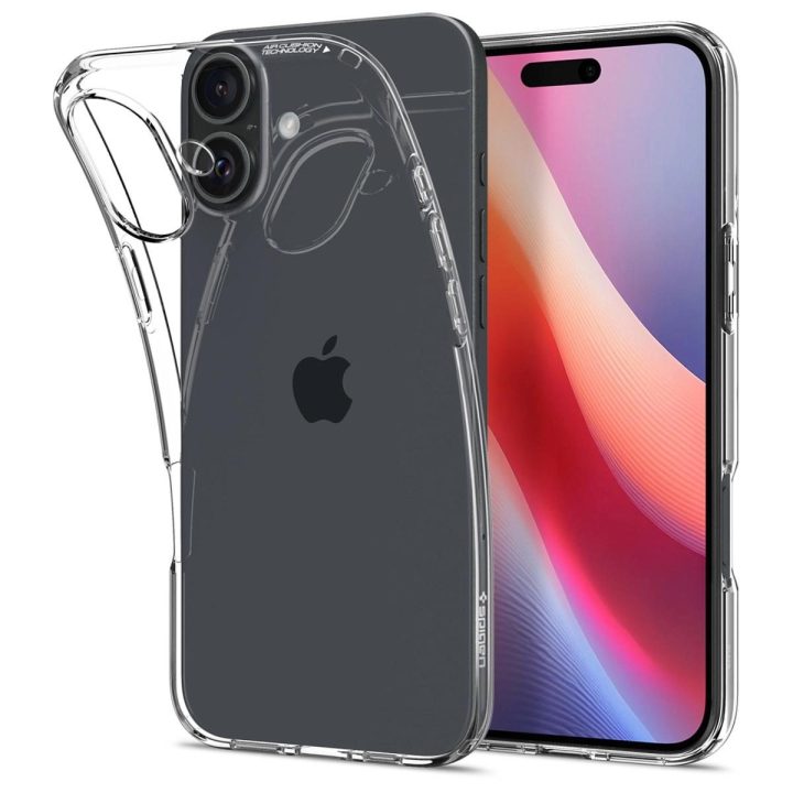 dėklas iPhone 16 Plus telefonui - skaidrus