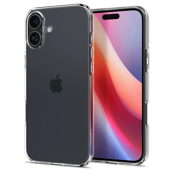 dėklas iPhone 16 Plus telefonui - skaidrus