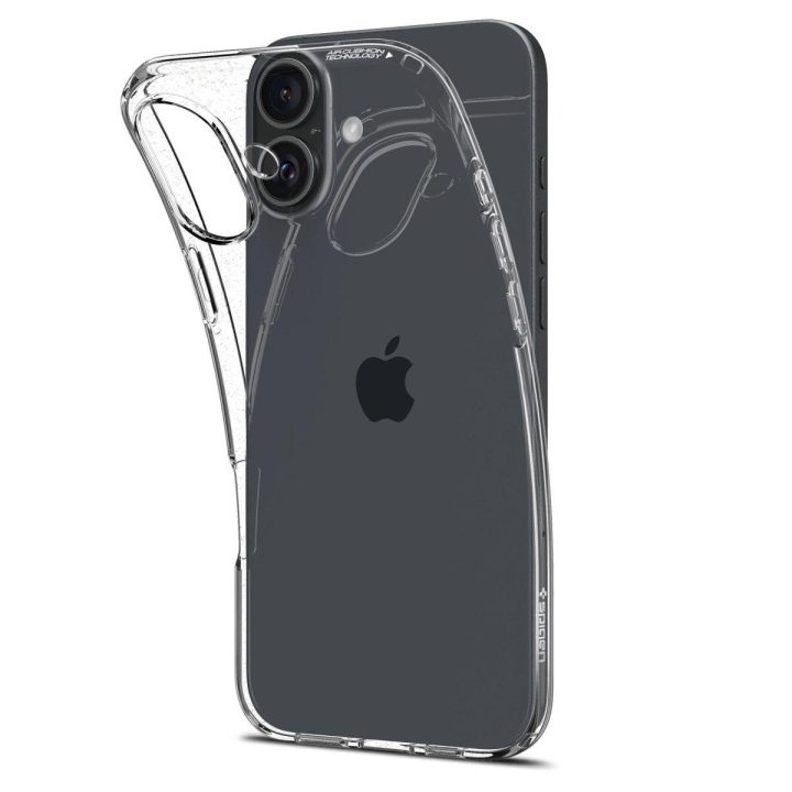 dėklas iPhone 16 Plus telefonui - skaidrus