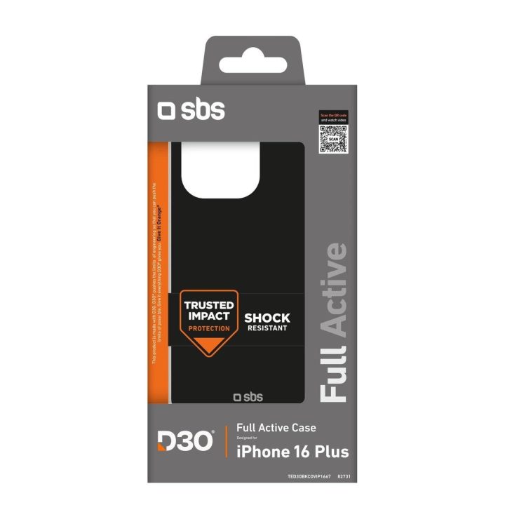 dėklas iPhone 16 Plus“ telefonui – juodas