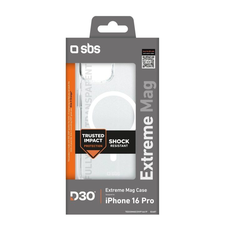 dėklas iPhone 16 Pro - skaidrus