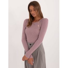 Šviesiai violetinis megztinis