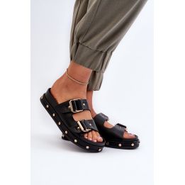 Moteriški platforminiai sandalai Big Star NN27402 Black