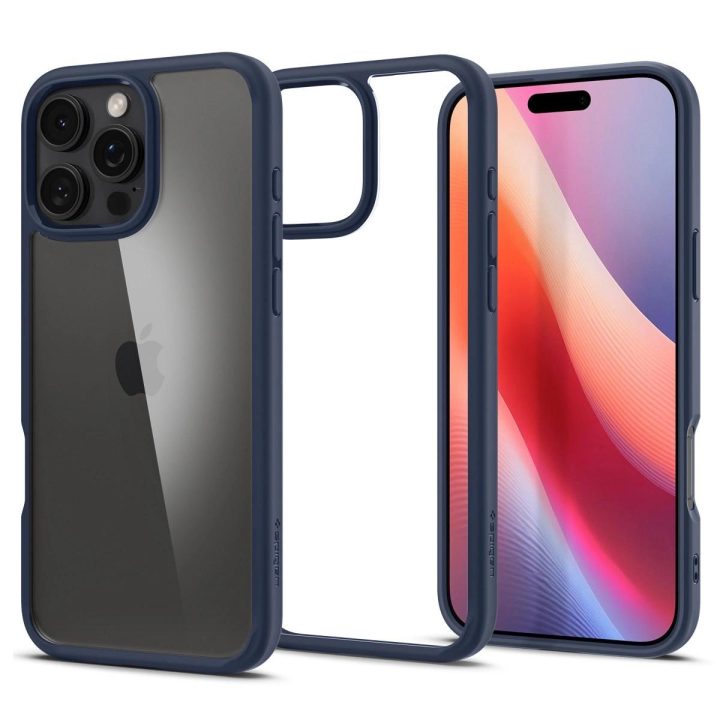 dėklas skirtas iPhone 16 Pro Max - mėlynos spalvos