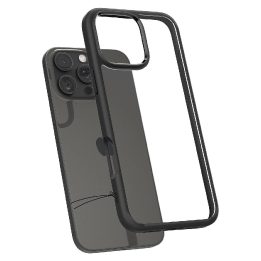 dėklas iPhone 16 Pro Max“ modeliui – juodas matinis