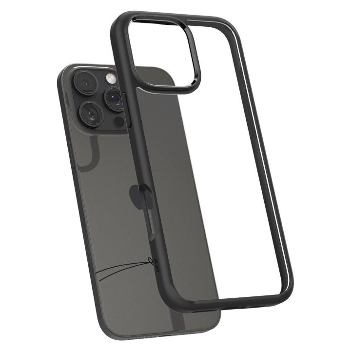 dėklas iPhone 16 Pro Max“ modeliui – juodas matinis