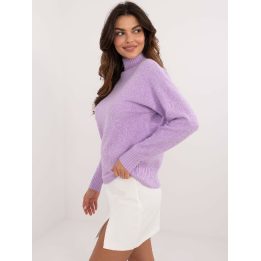 Šviesiai violetinis megztinis
