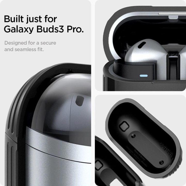 Dėklas Armor Samsung Galaxy Buds 3 / 3 Pro“ – juodas