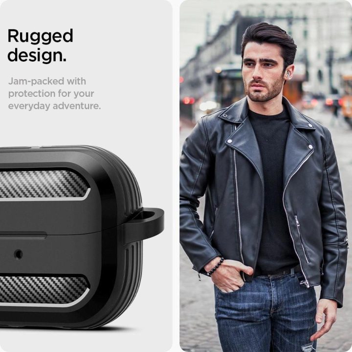 Dėklas Armor Samsung Galaxy Buds 3 / 3 Pro“ – juodas