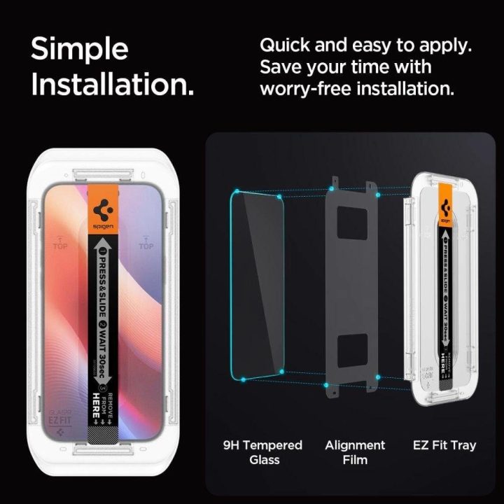 Privatumo stiklas iPhone 16 Pro“ – 2 vnt.